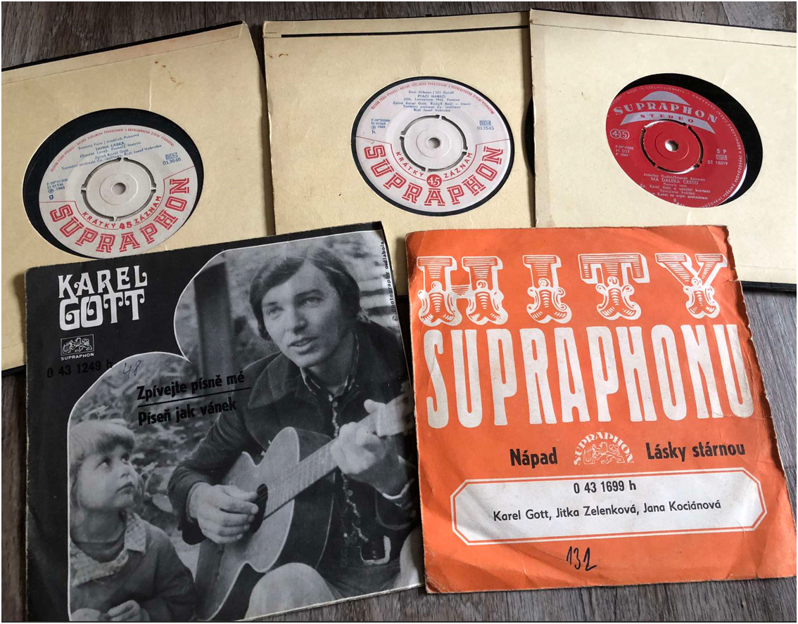 STAROŽITNÉ ORIGINÁLNE GRAMOFÓNOVÉ DOSKY - 16