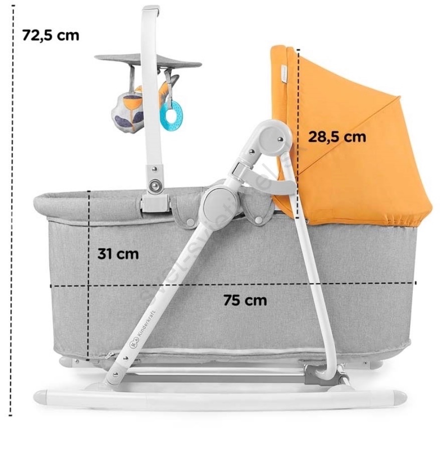 Kinderkraft Unimo 5v1 žltá - 16