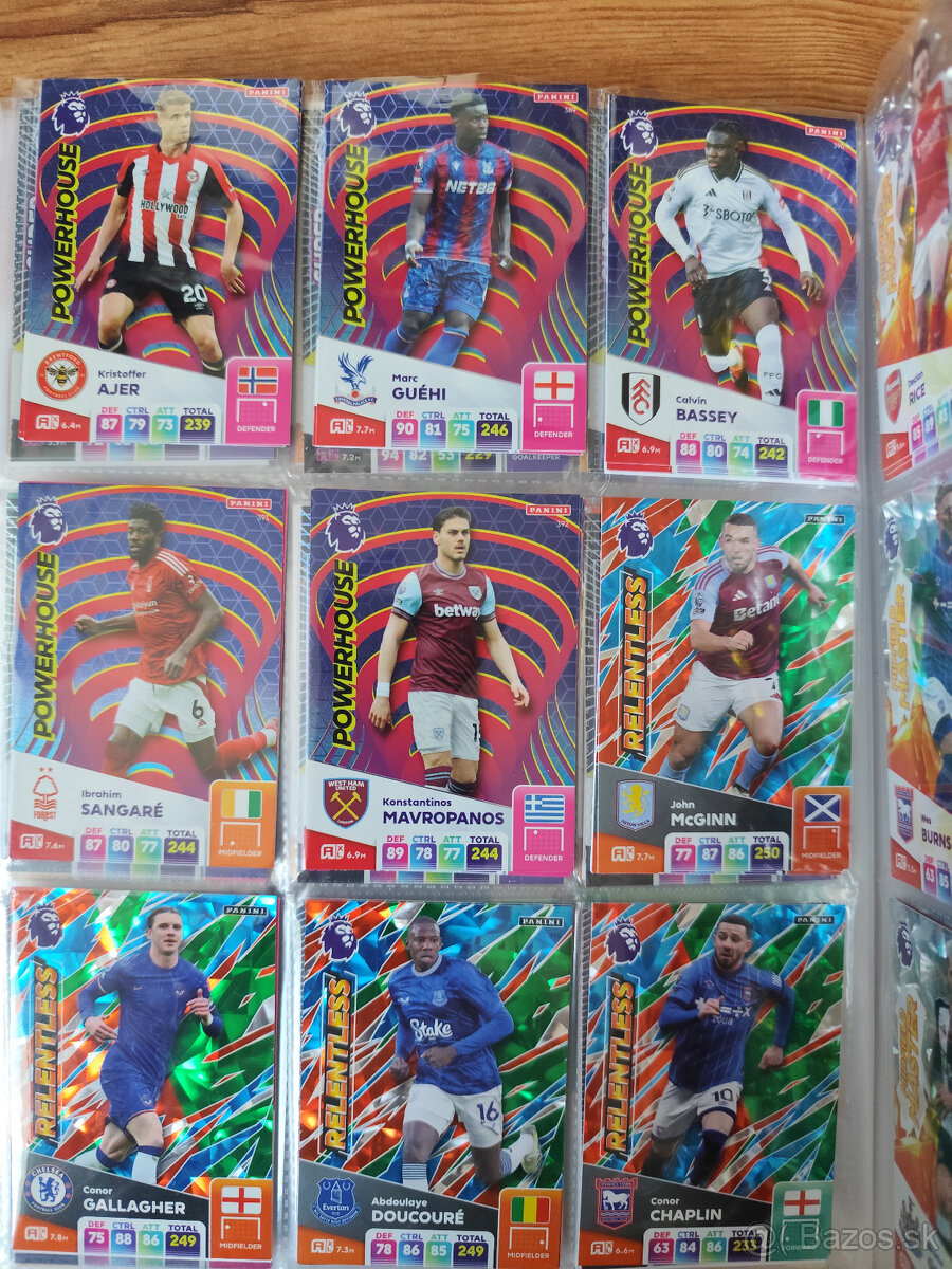 Futbalové kartičky Adrenalyn Premier League 2025 - 16