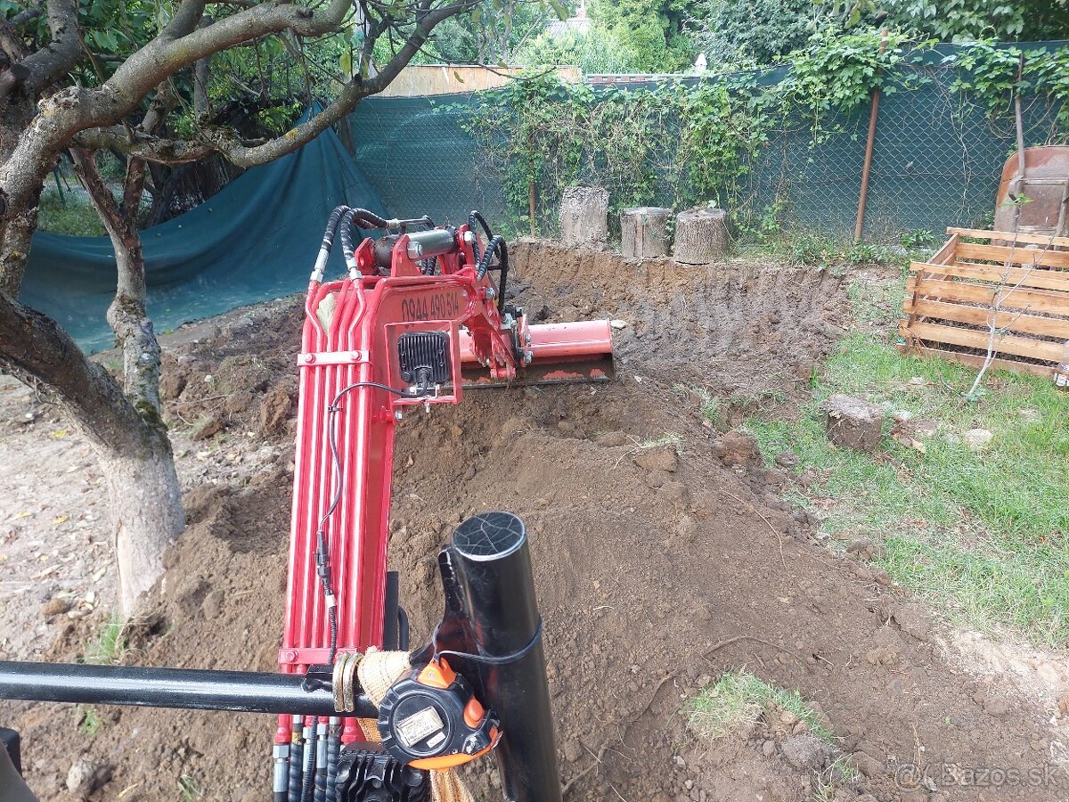 Vykopove práce MinibagerZB - 16