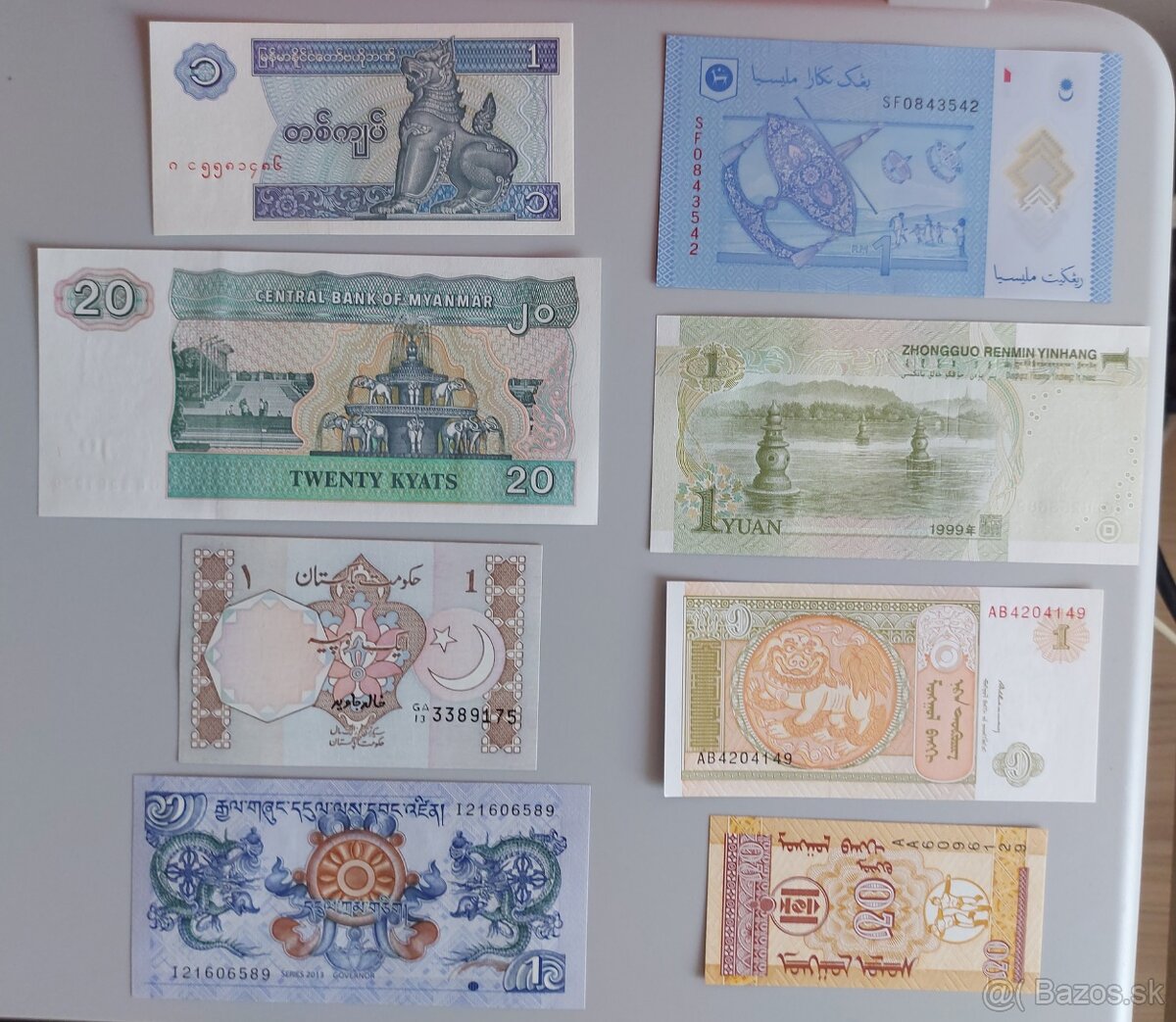 Zbierka bankoviek po 2 a 3 EUR - rôzne svetové - 16