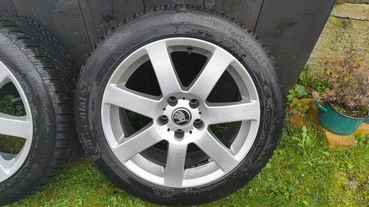 ALUTEC Germany 7.5J ET 28 zimne Continental 225 50 R17 5x112 - 16