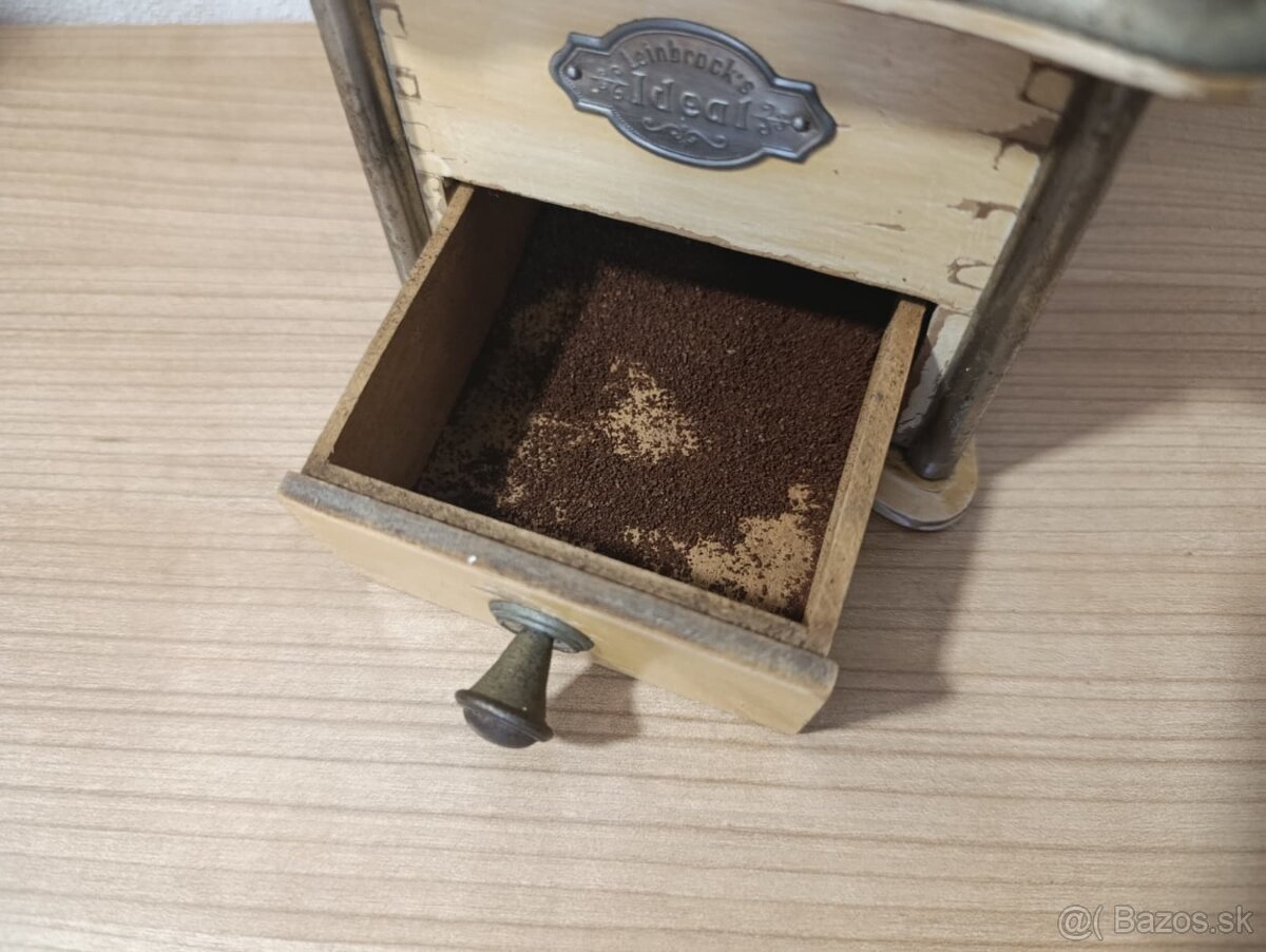 Starý mlýnek na kávu zn. Leinbrock Ideál se štítkom - 16