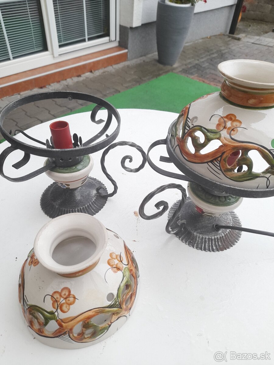 Vysiaca lampa malovana - 16