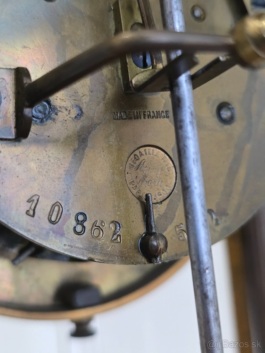 Starožitné krbove hodiny a vazy France - 16