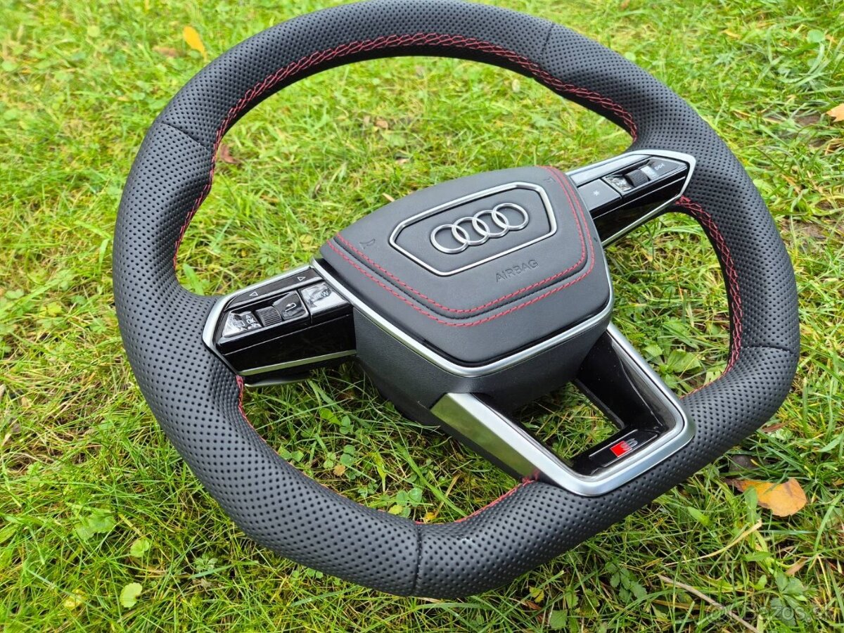 AUDI A6 A7 4K A8 D5 E-TRON SPORTOVY VOLANT - vyhrievany - 16
