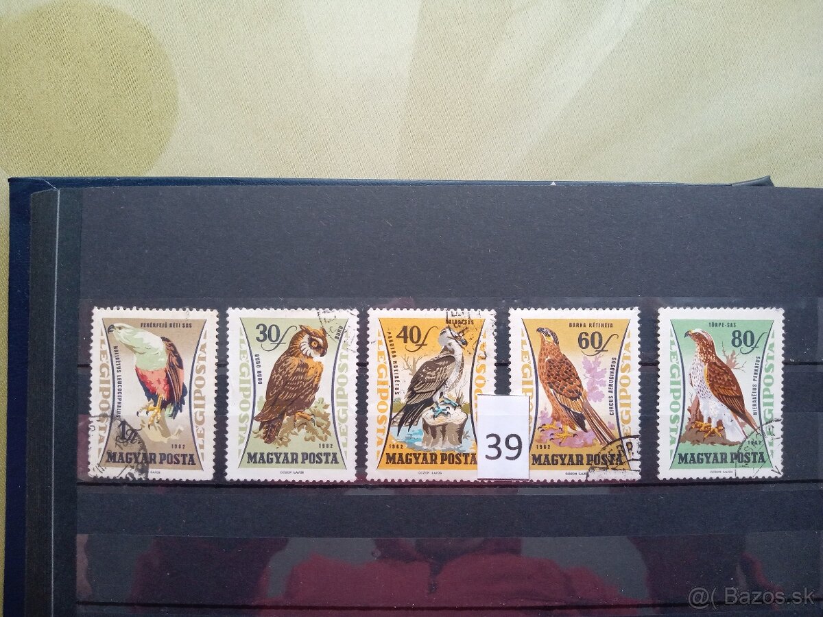 Poštové známky č.425 - FAUNA SVETA II. - 20 ks sérií - 16