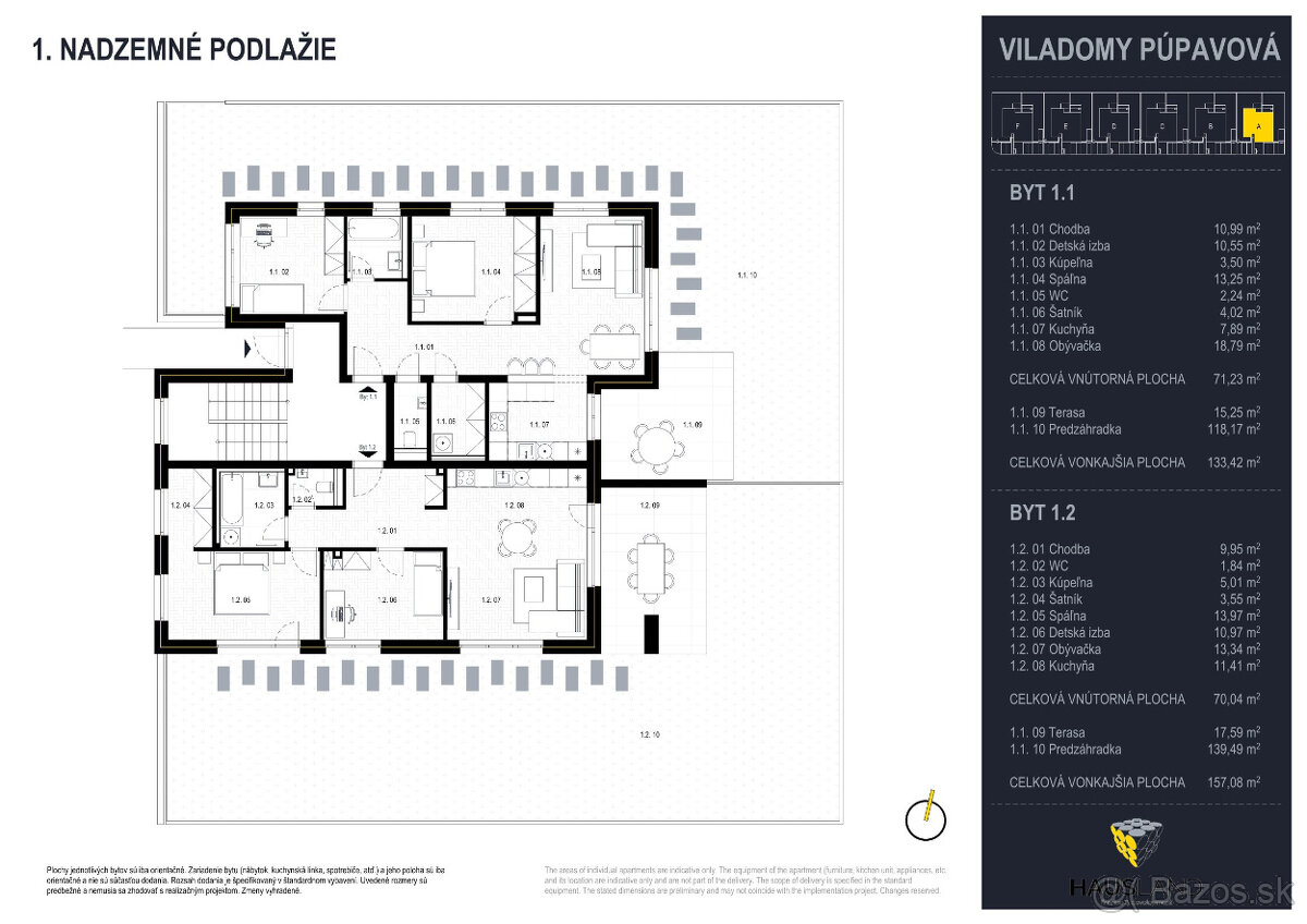 NOVINKA Novostavba 1.2.3 izbové byty Prúdy Sereď - 16