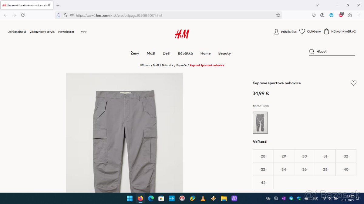 Cargo nohavice HM (Kapsáče) - 16