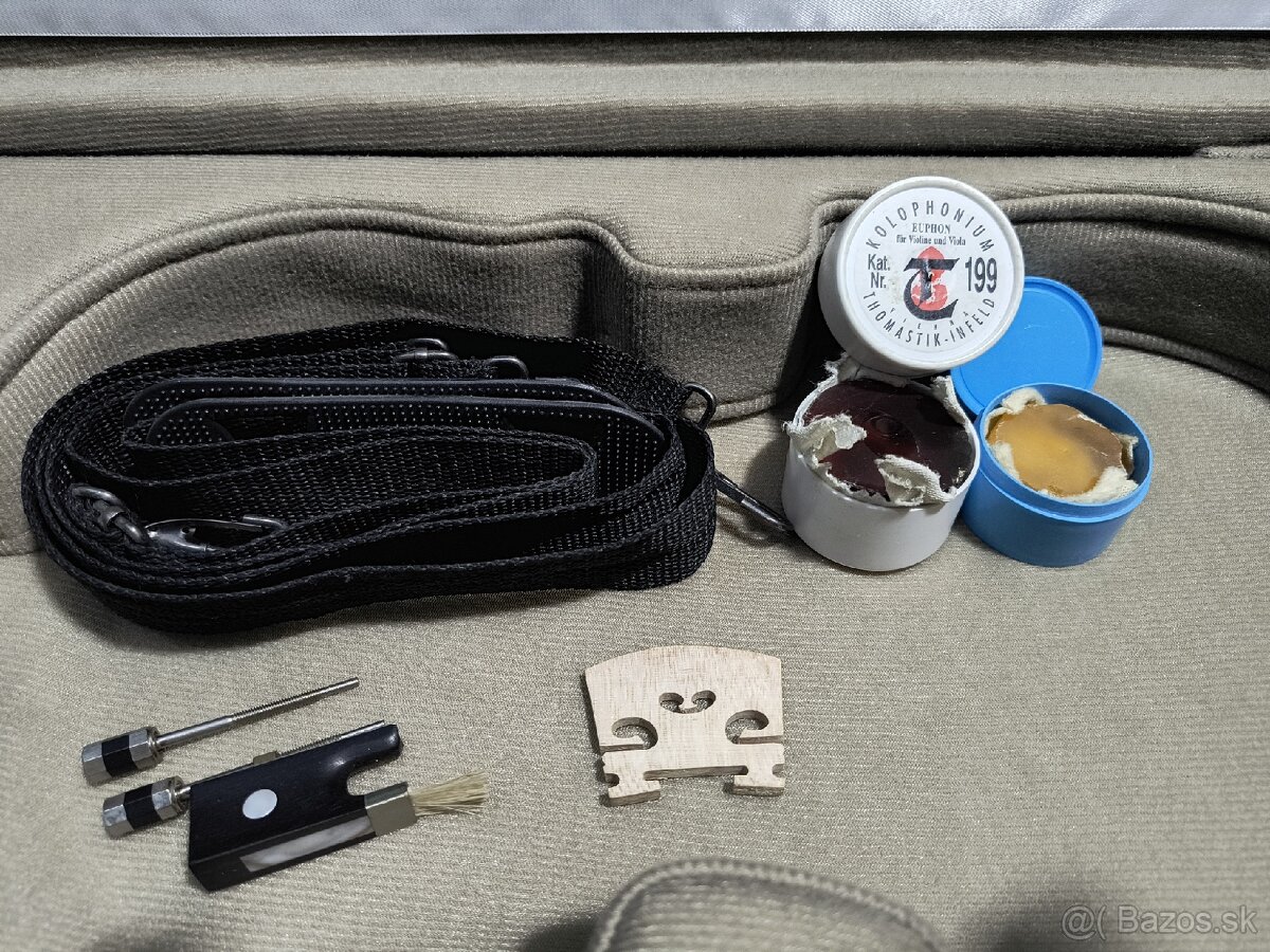 Predám husle Leonardo 4/4 s komplet príslušenstvom - 16