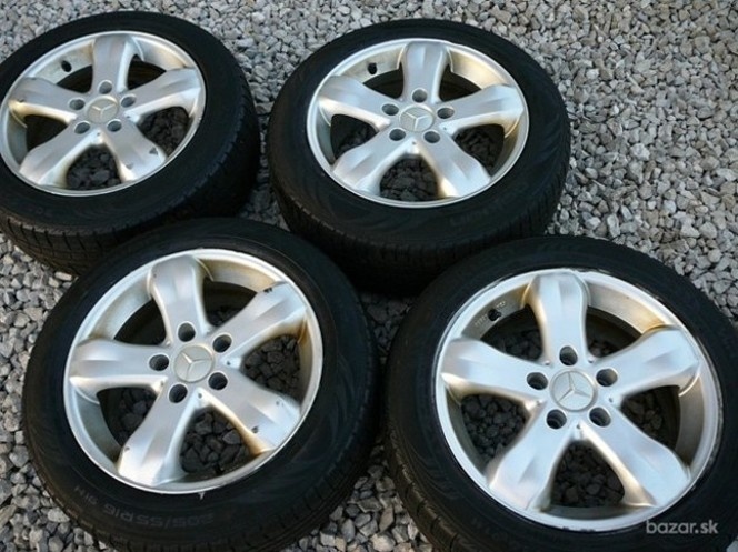 4 kusy 16 DISKY 5x112 R16 6Jx16H2 ET48 originál Skoda octavi - 16