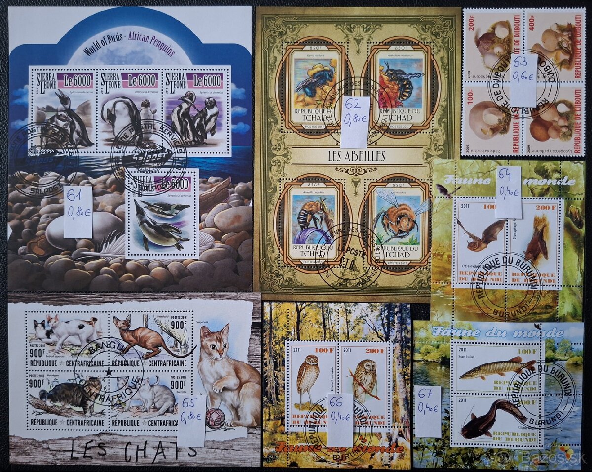 Postove znamky Mix 17 (95poloziek) - 16