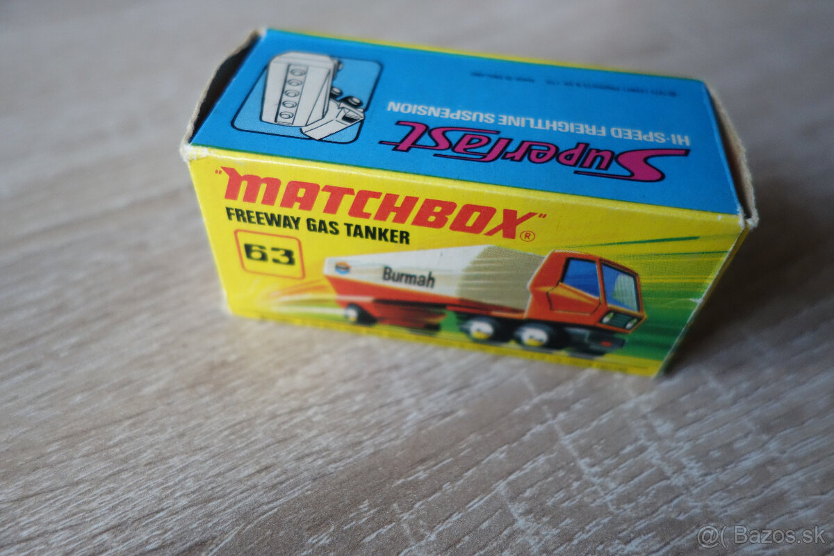 Matchbox Superfast No. 63 Freeway Gas Tanker – Burmah - 16