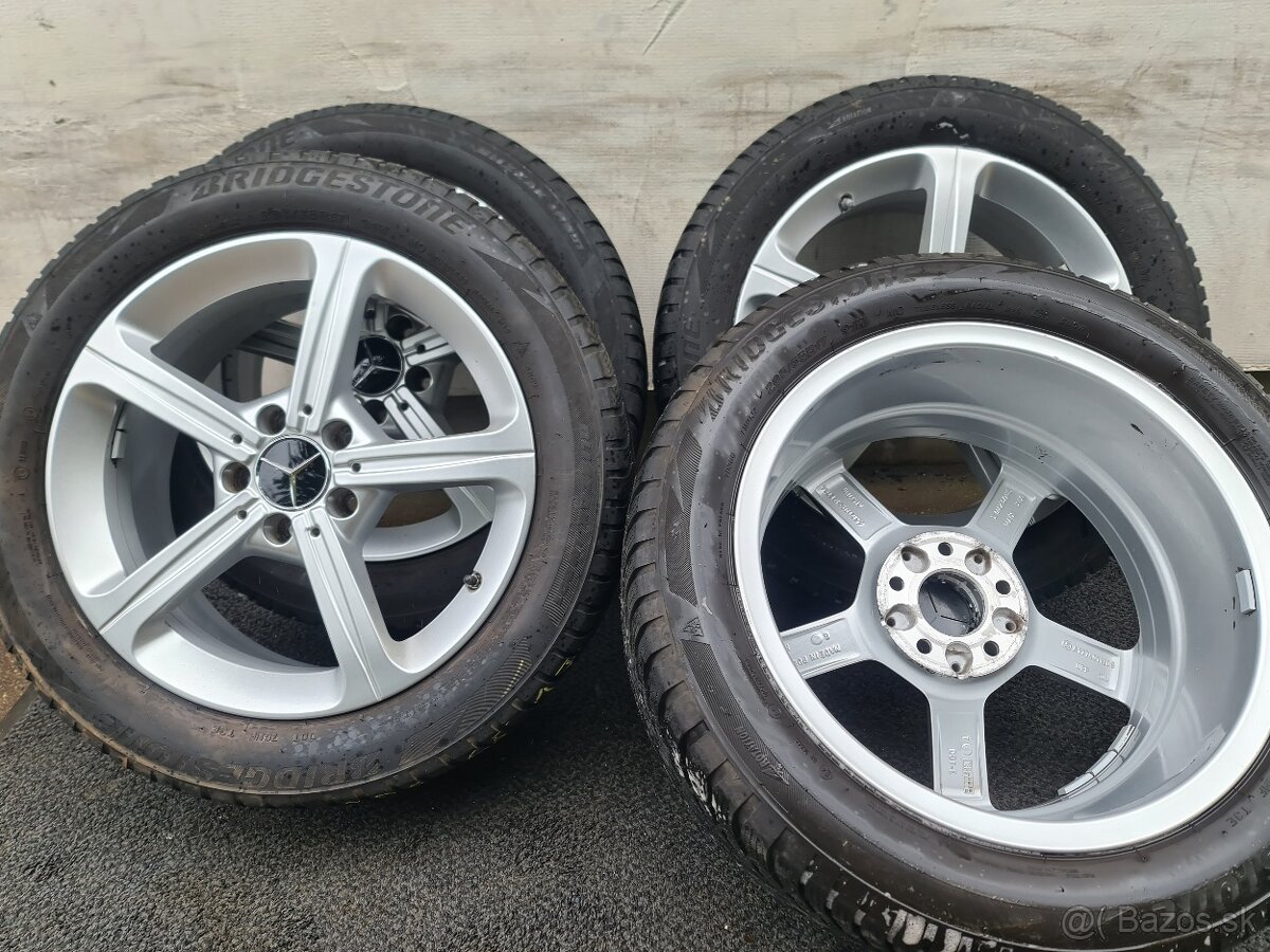 M.BENZ 5X112 R17 PLUS ZIMNE PNEU 205/55 R17 - 16
