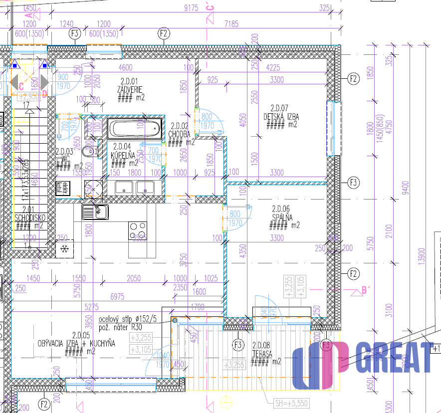 Na predaj nový 3-izbový byt vo Veľkých Levároch – 86 m² - 16