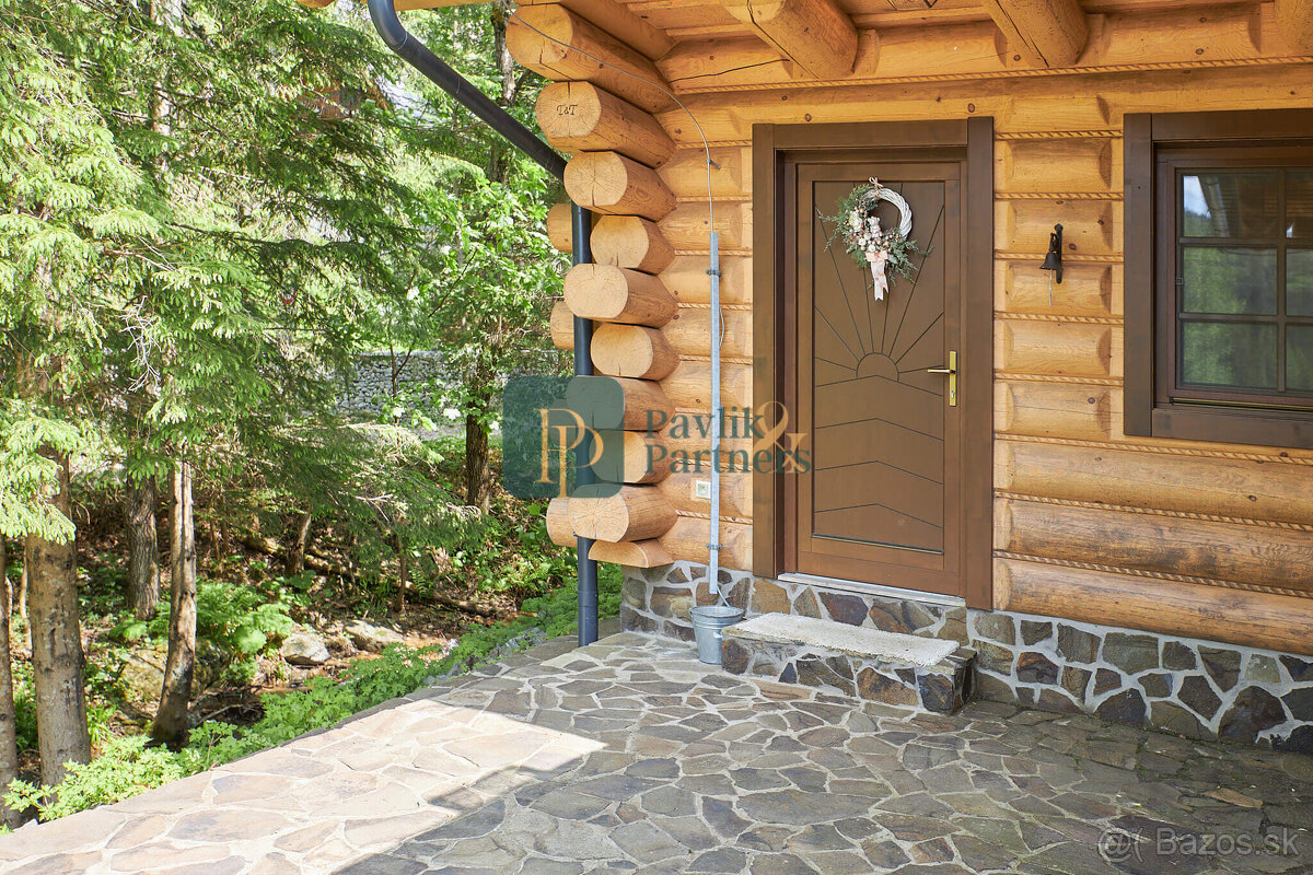 Predaj 4 izbový zrub pri lese, 7,5á pozemok, Nízke Tatry, EX - 16