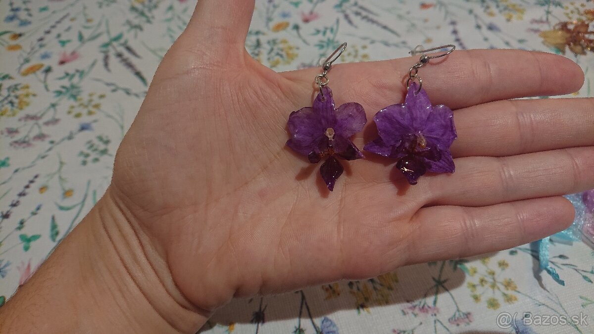 Orchidea náušnice - 16