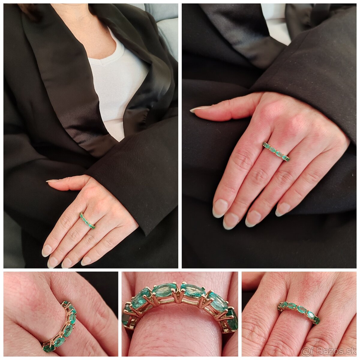 Eternity ring - Eternity prstene - stohovateľné prstene - 16