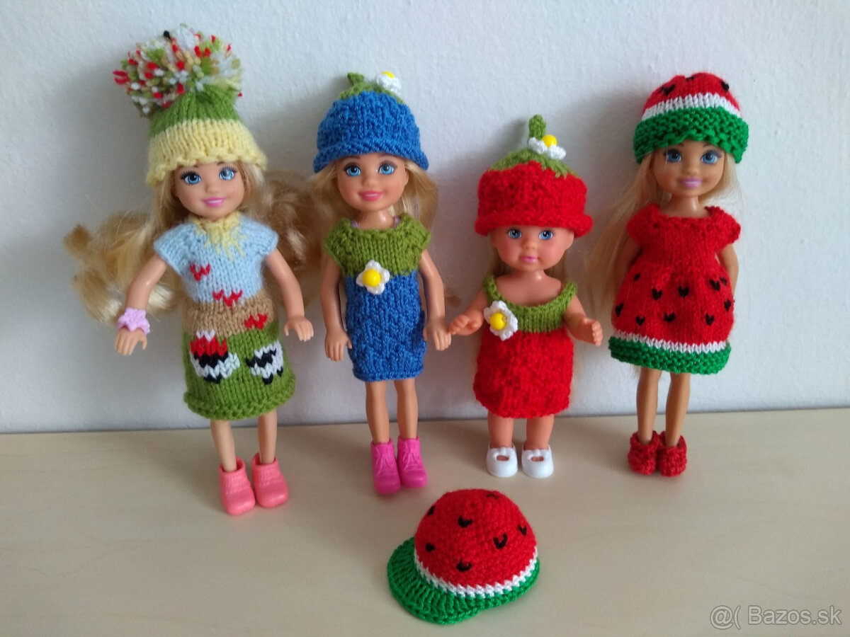 Oblečenie šaty pre deti bábiky Barbie Ken STACIE rainbow hig - 16