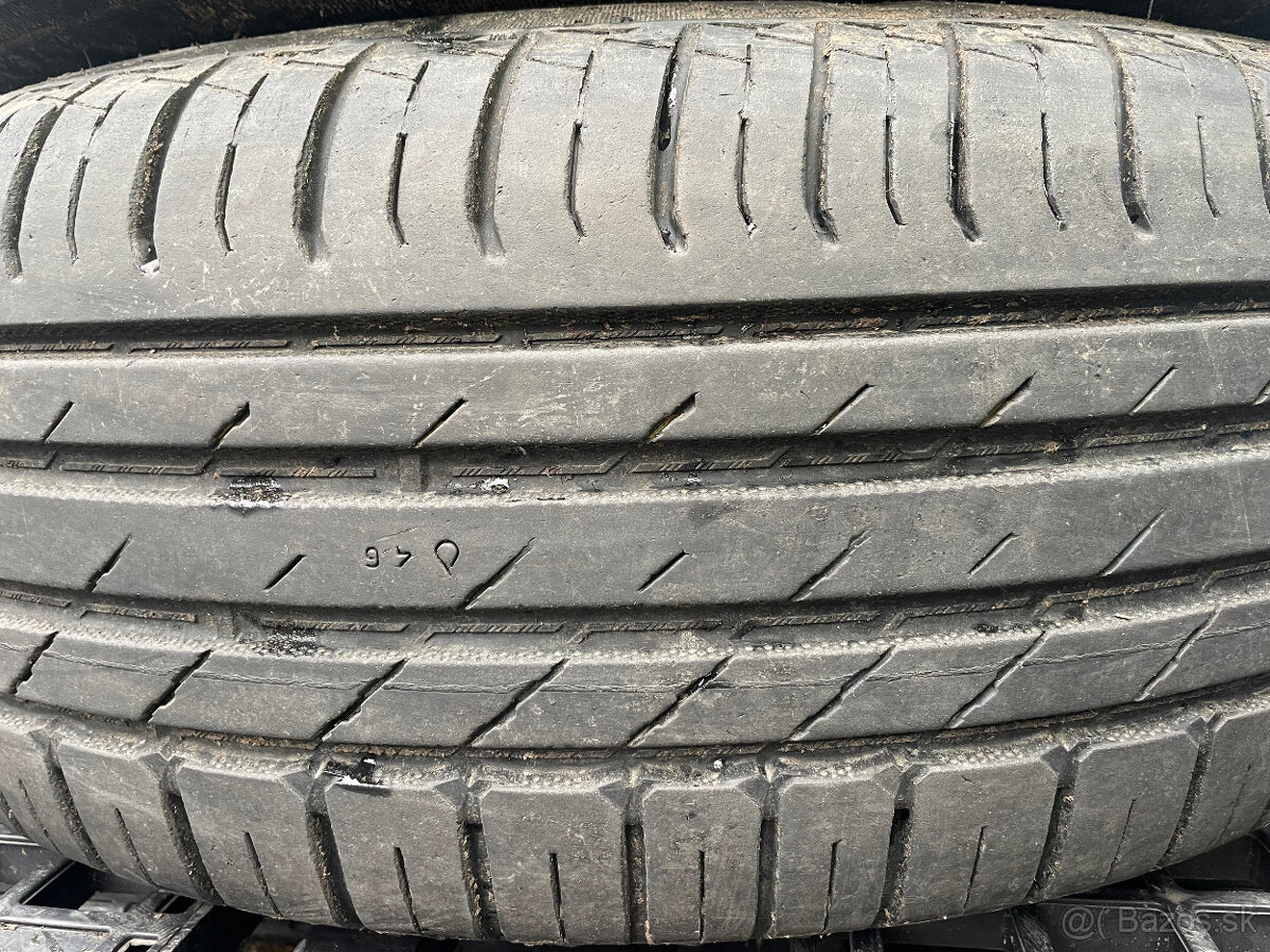 PREDÁM sadu 16" ALU disky Ford + letné pneumatiky NOKIAN - 16