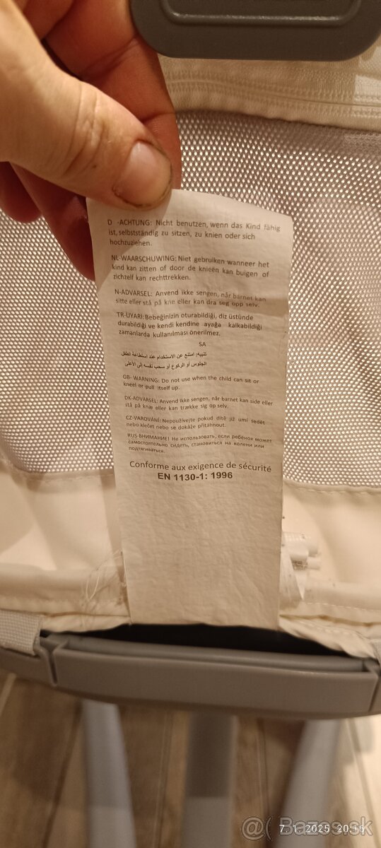 Chicco postieľka na kolieskach - 16