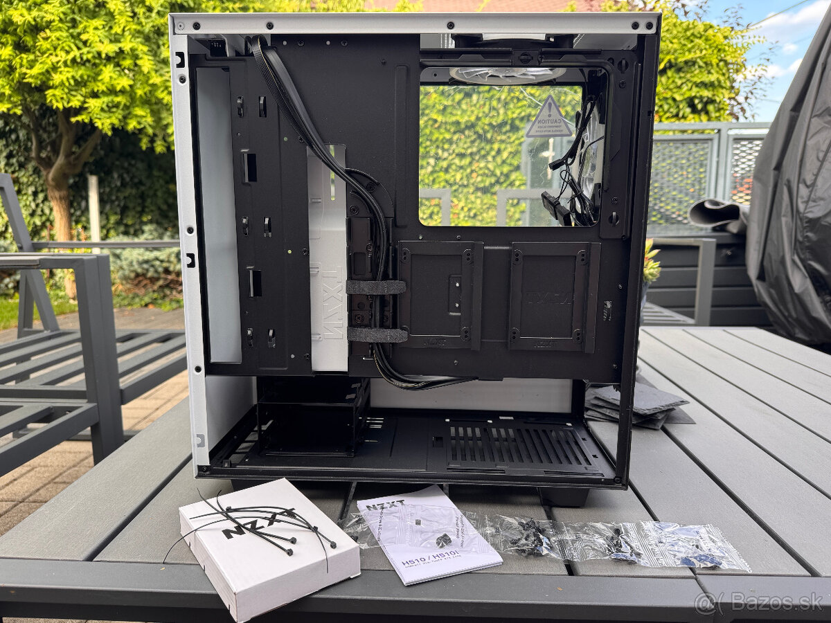 ATX PC skrinka - NZXT H510 matte white 2xFAN - 16