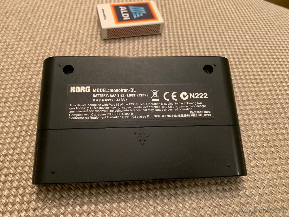 Predám KORG Monotron Delay | Analógový Ribbon Syntezátor - 16