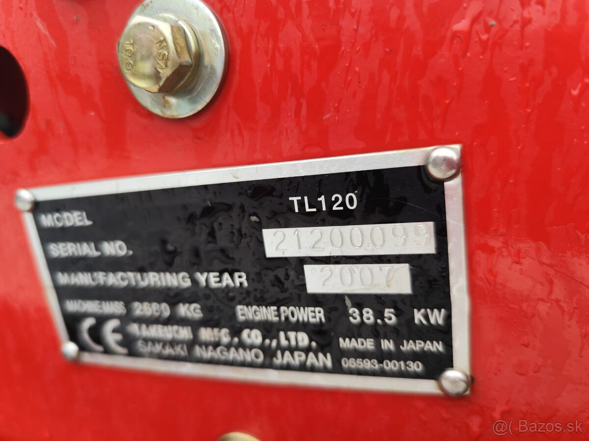 Pásový nakladač Takeuchi TL120, kúrenie, klíma. - 16