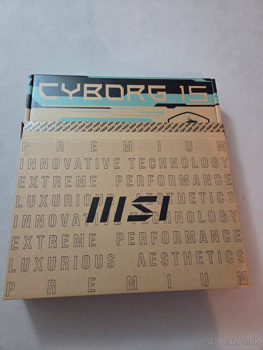 PREDÁM MSI CYBORG HERNÝ NOTEBOOK - 16