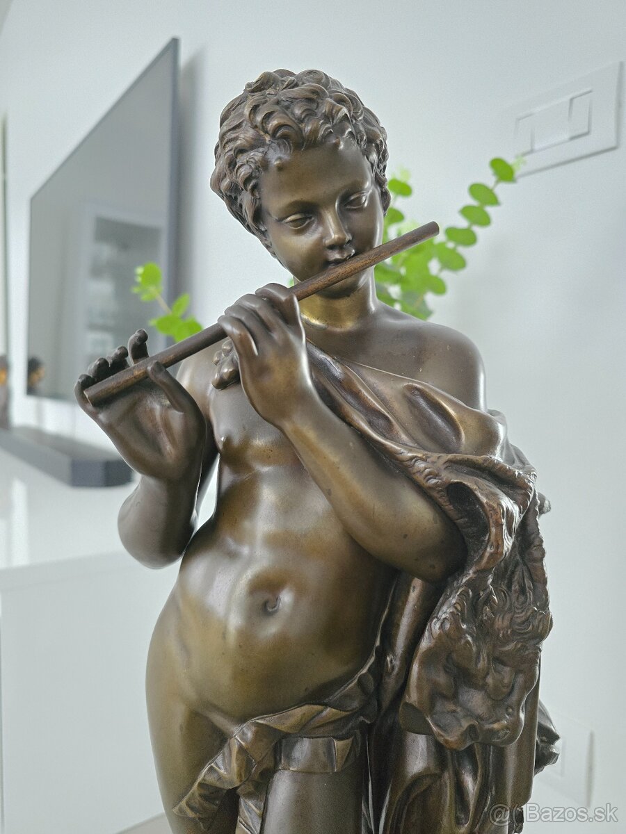 Starožitna bronzová socha 53cm - 16