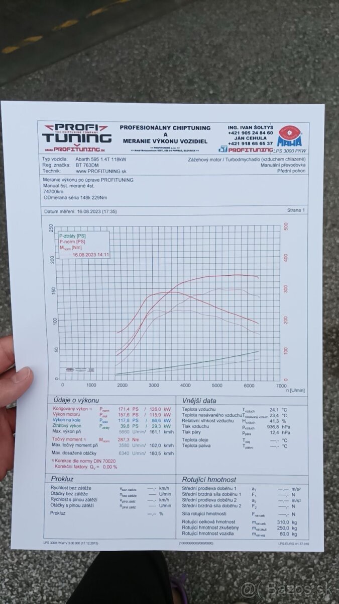 Abarth 595 Pista 70th. BLACK FRIDAY 14 168€ + DPH - 16