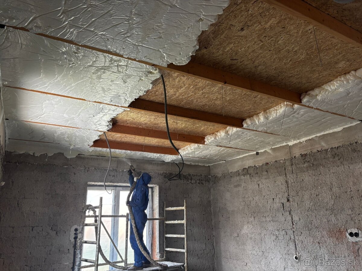 STRIEKANÁ IZOLÁCIA PUR PENOU – DOMY, PODKROVIA, HALY, GARÁŽE - 16