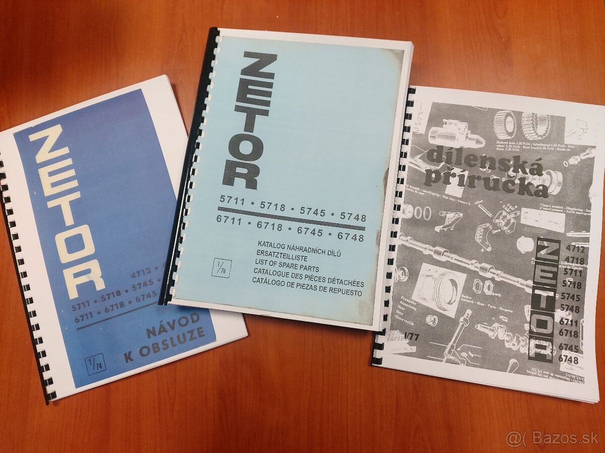 NAJLACNEJŠIE príručky pre Zetor, kombajn a všetky stroje - 16
