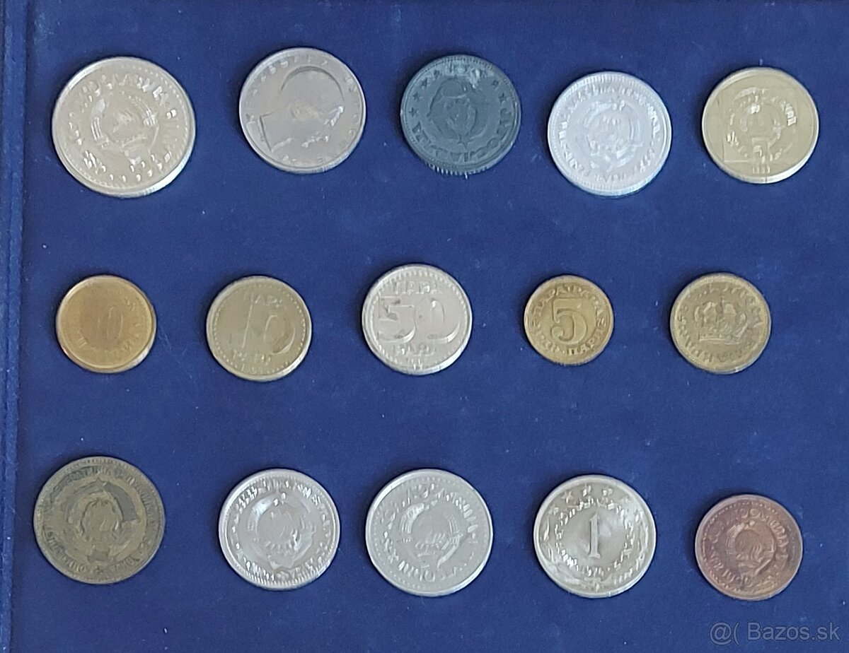Zbierka mincí - Juhoslávia, Čierna Hora, Maďarsko,Rusko - 16