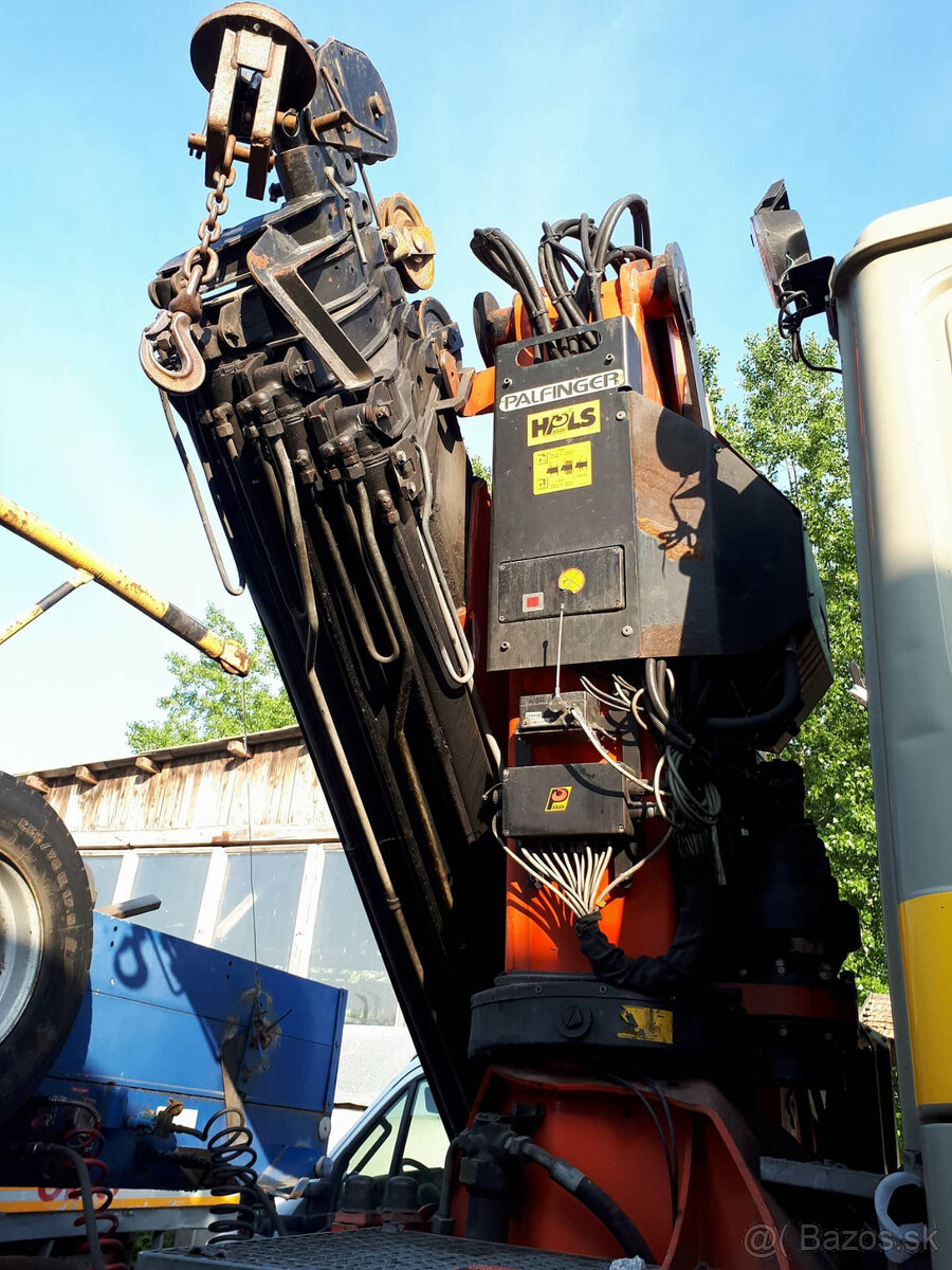 Žeriav, autožeriav, hydraulická ruka, ťahač, MAN, Scania 4x4 - 16