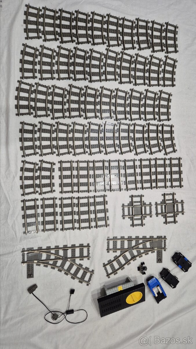 LEGO MIX 30 kg + návody, 9V VLAKY, Aquanauts a iné... - 16