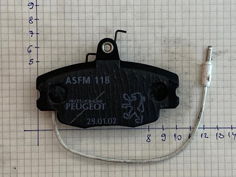 Brzdy- doštičky pre Peugeot, Citroen - 16