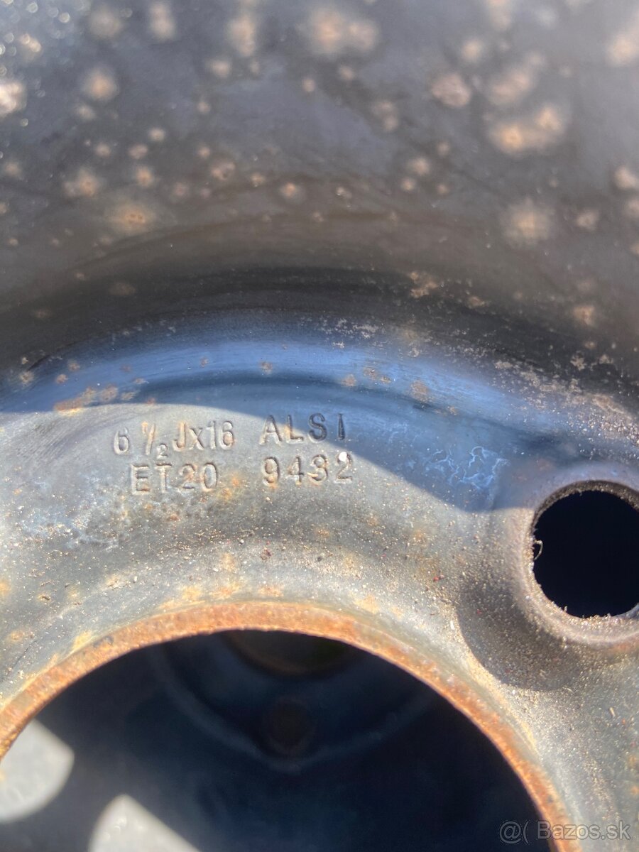 Plechové disky 4x108 R16 6,5J ET20 - 16