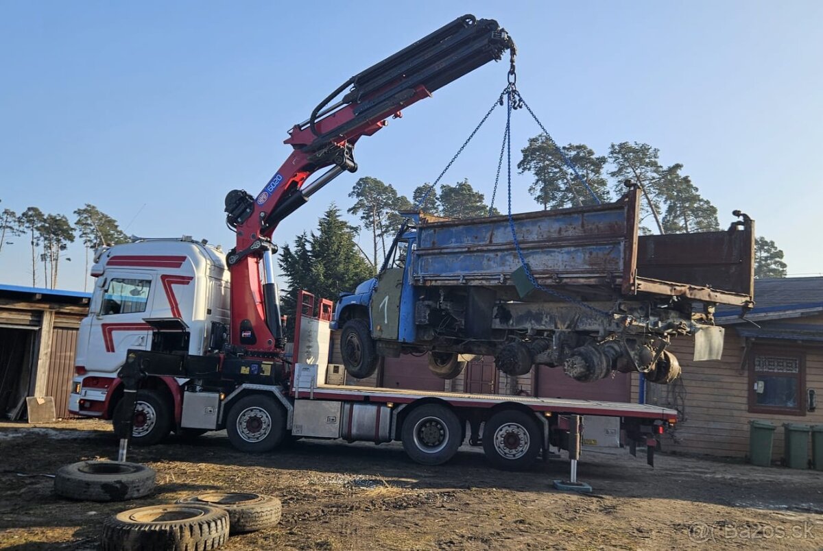 Autodoprava s hydraulickou rukou - 16