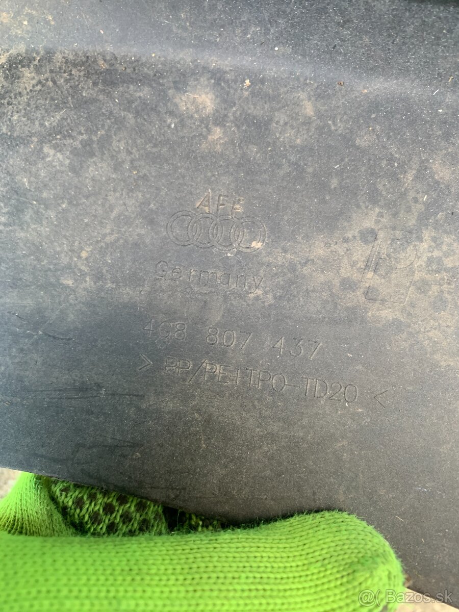 Predni naraznik audi a7 11-14 cerny ostrik pdc - 16