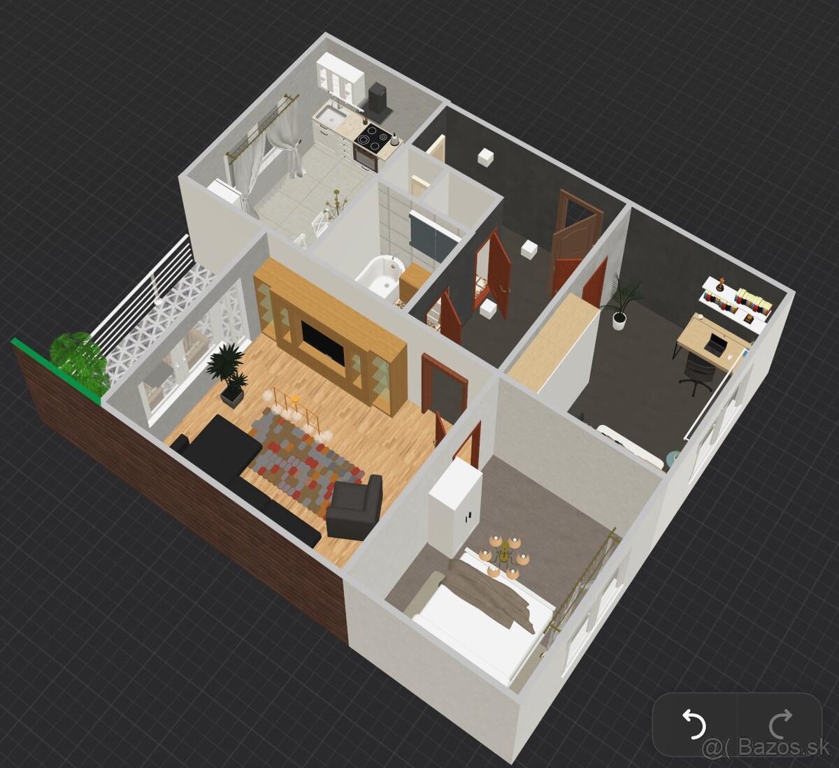 Priestranný 3-izbový byt s výhľadom na Vysoké Tatry - 16