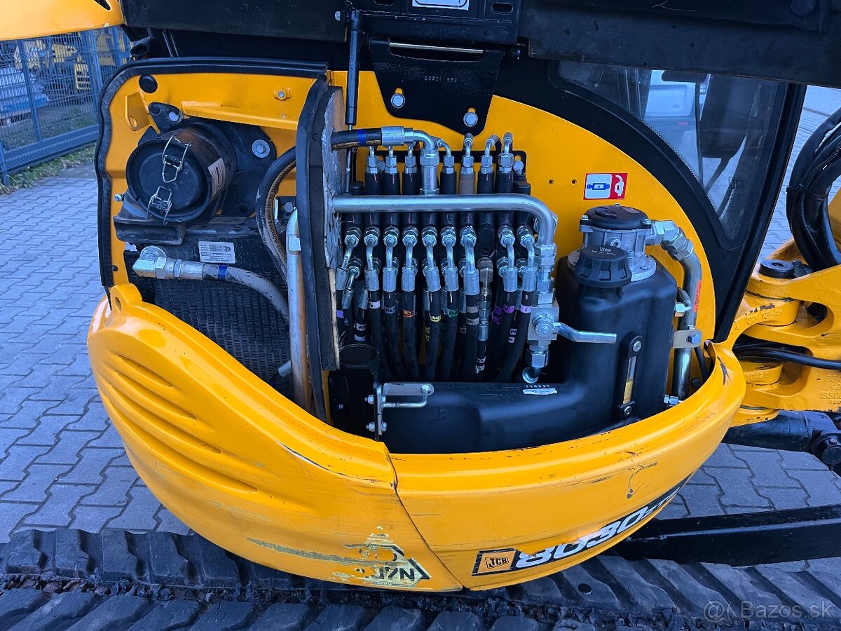 Minibager minirypadlo JCB 8030 ZTS, Kubota Yanmar, 2018 rv - 16