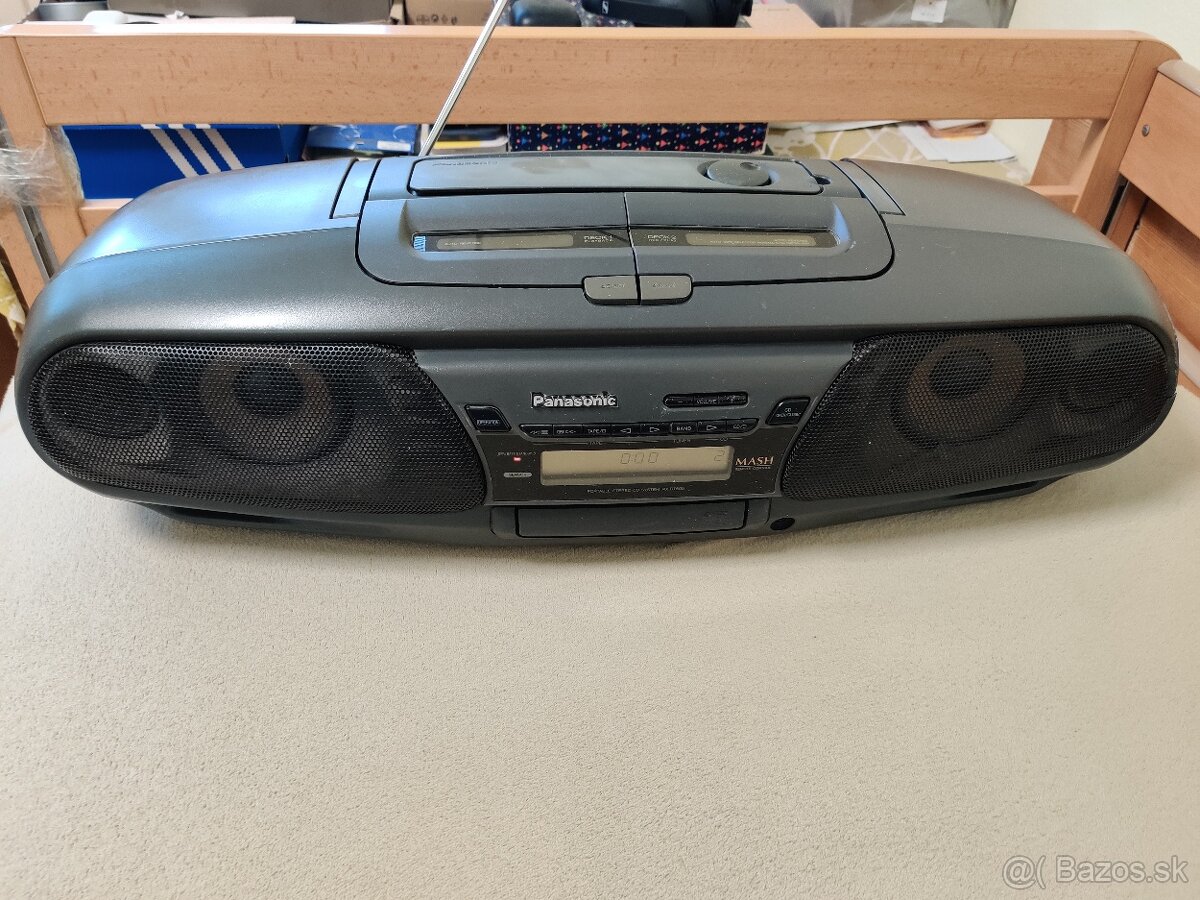 Predám rádiio cd magnetofón Panasonic RX-DT 505. - 16