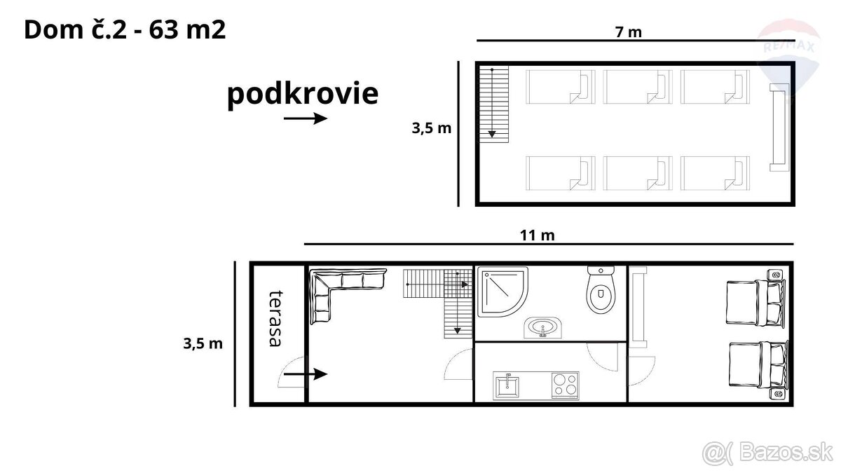 Na predaj 3 apartmánové domy v Bešeňovej - 16