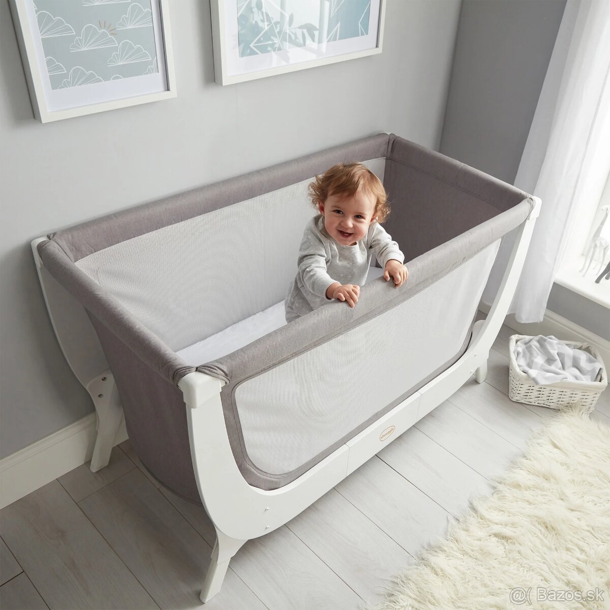 Rastúca posteľ schnuggle air crib - 16