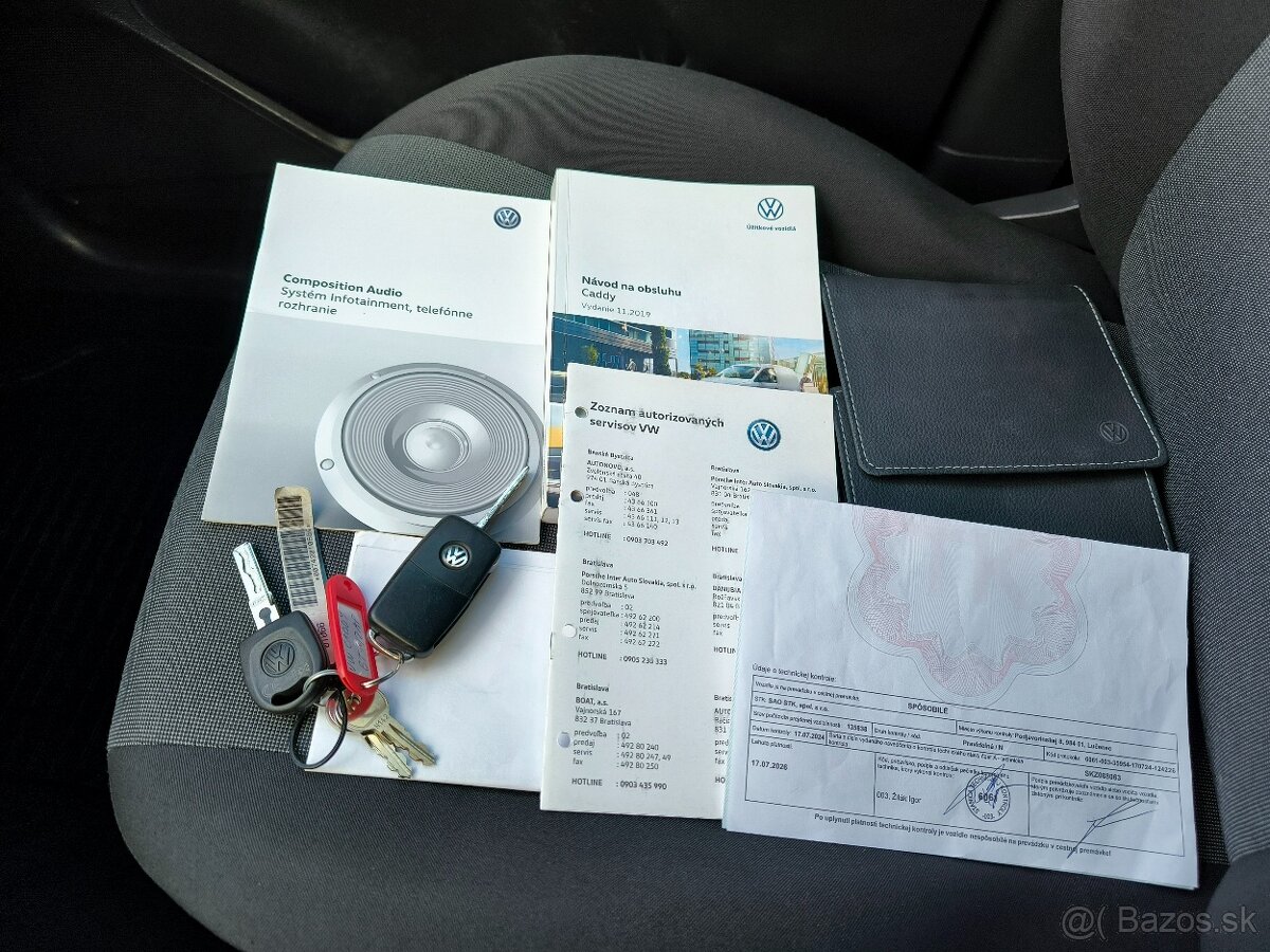 🟥 VW CADDY TSI 2020 | 1.majiteľ | odpočet DPH - 16