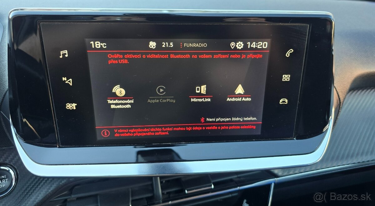 Peugeot 2008 1.2 96kw Allure AT 8 stupňová 70000km - 16