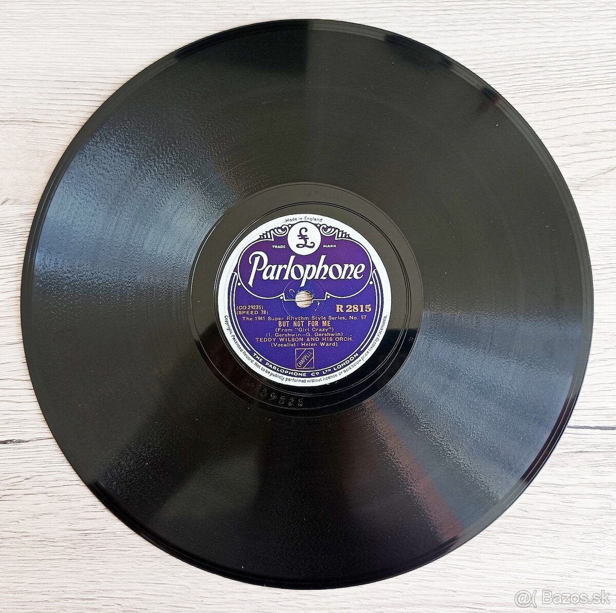 Starožitné šelakové gramodesky americký jazz, swing - 16