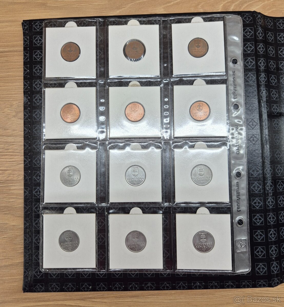 Album Optima s kazetou + mince ČSR, ČSSR, SR - 16
