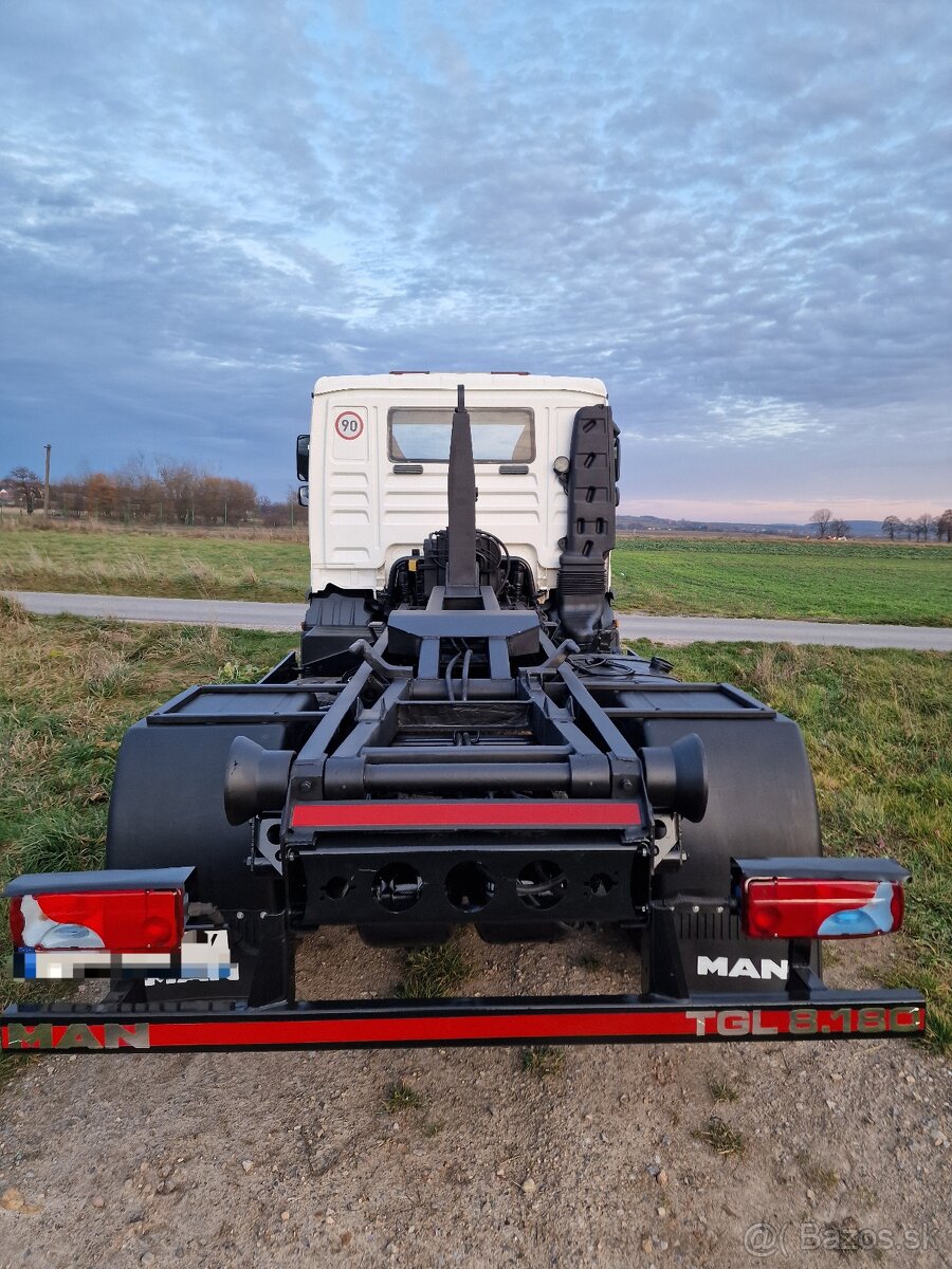 MAN TGL 8.180 HÁKOVÝ NOSIČ KONTAJNEROV EURO-5 - 16